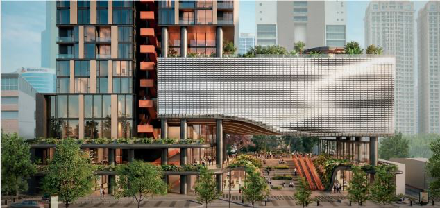 Vista del proyecto Uptown